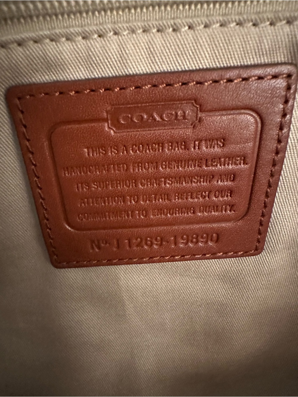 Coach Legacy Candace Carry All Chestnut Brown - Picture 11 of 15
